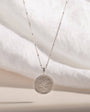 "Kind/Knowledge" Shorthand Silver Coin Necklace