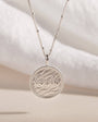 "Love is Love" Shorthand Silver Coin Necklace