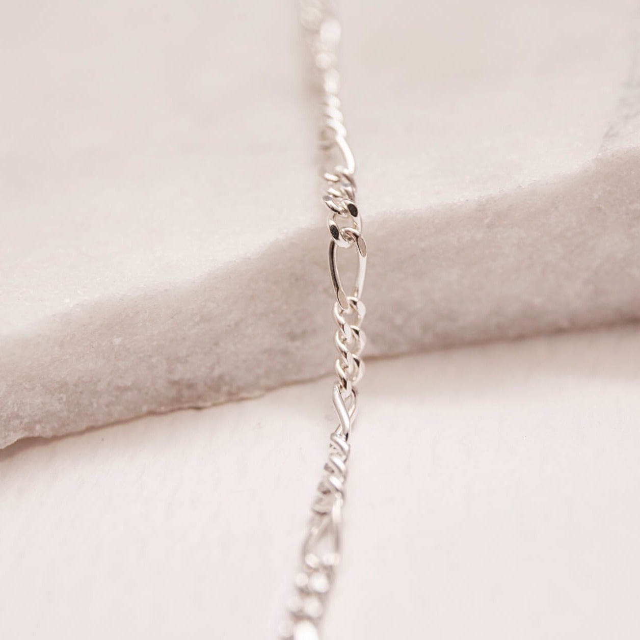 Silver Figaro Chain Necklace