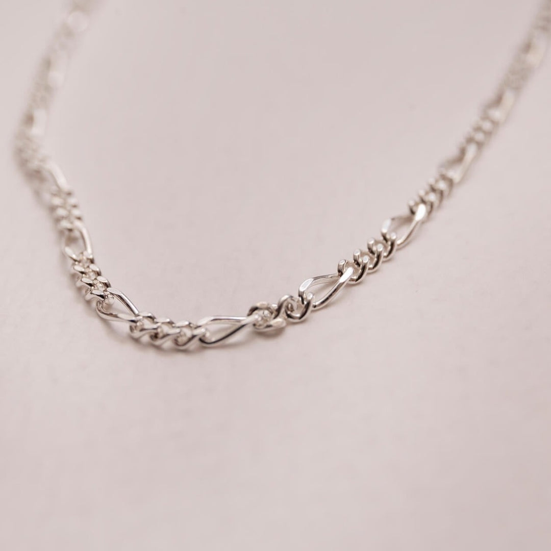 Silver Figaro Chain Necklace