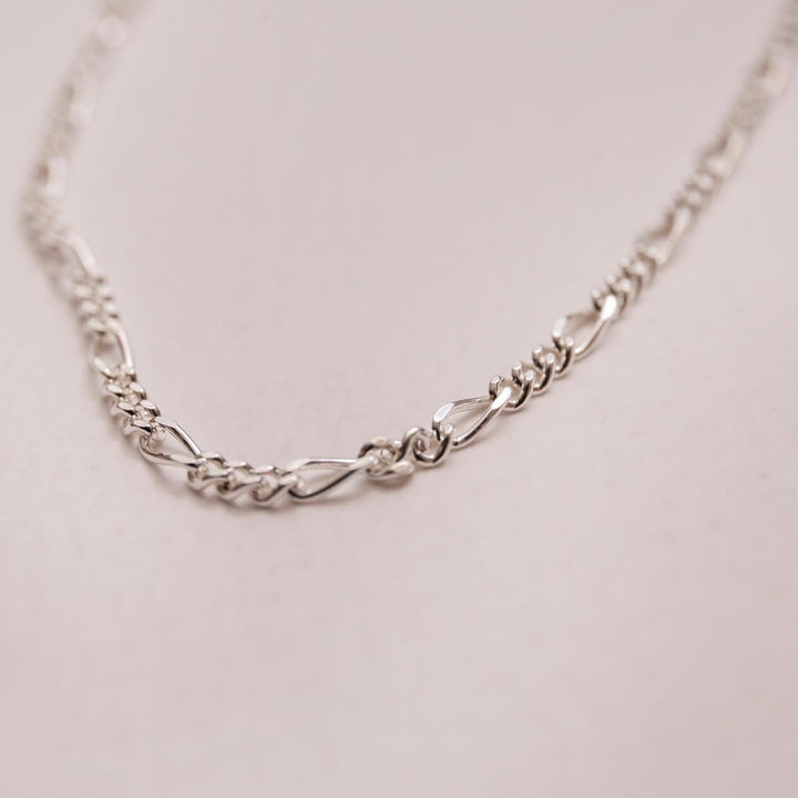Silver Figaro Chain Necklace