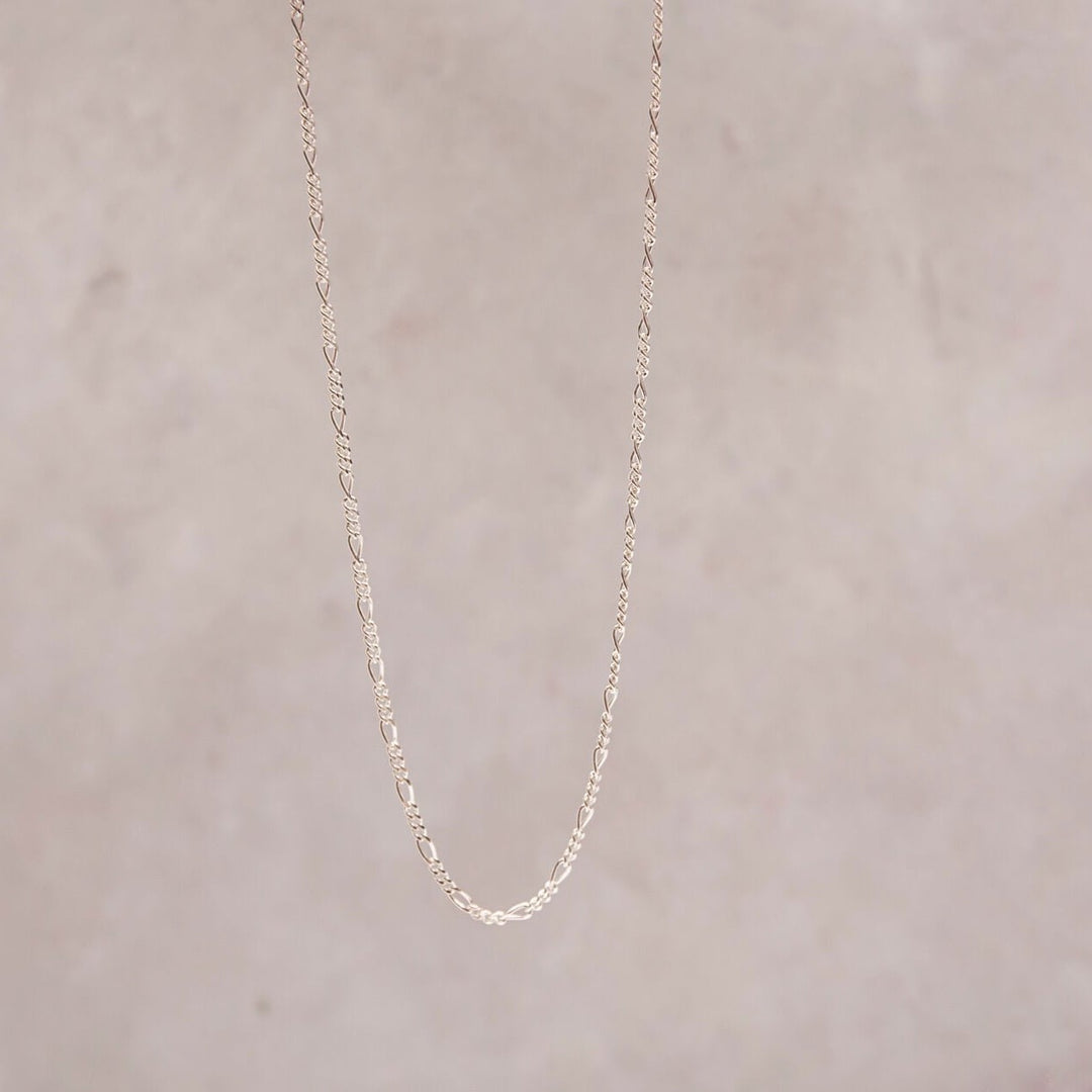 Silver Figaro Chain Necklace
