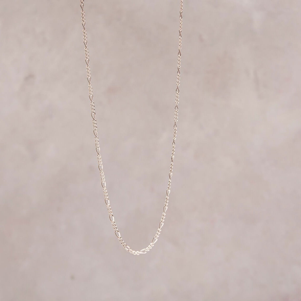 Silver Figaro Chain Necklace
