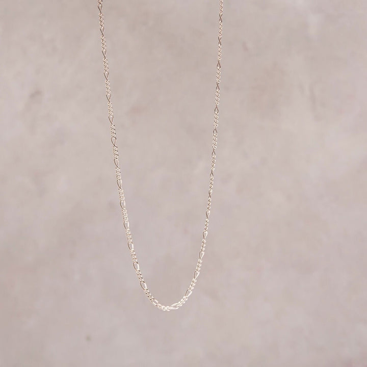Silver Figaro Chain Necklace