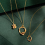 14k Gold Vermeil Ruby Birthstone Necklace Collection