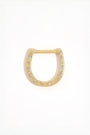 Sparkly Gold Shorthand Horseshoe Connector