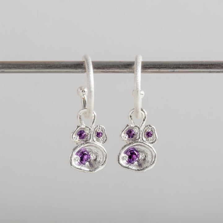 silver-amethyst-birthstone-hoop-earring-claire-hill-designs