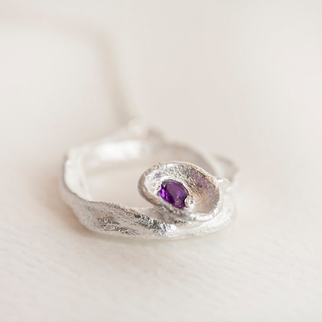 silver-amethyst-gemstone-birthstone-small-branch-eternity-necklace-claire-hill-designs-close-up