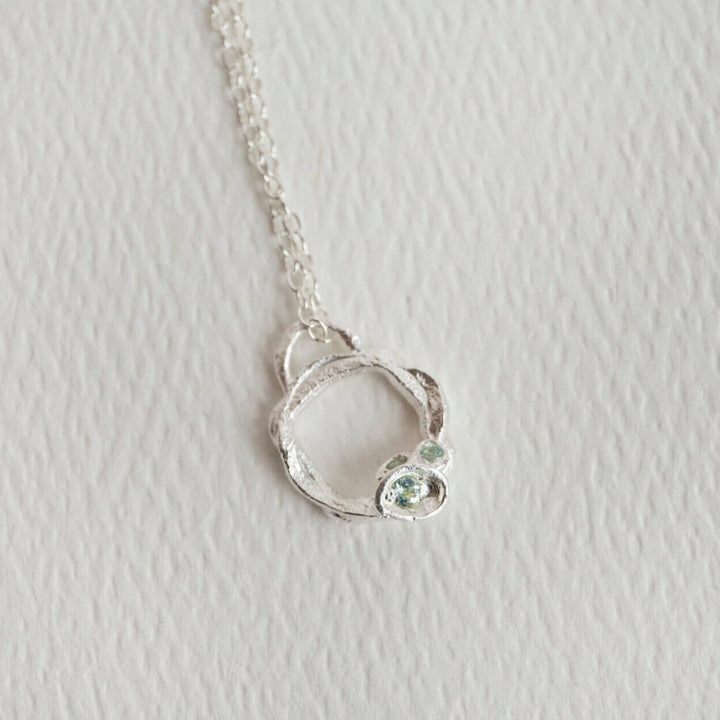 silver-aquamarine-gemstone-birthstone-small-branch-eternity-necklace-claire-hill-designs