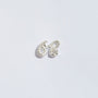 Beautiful Silver Shorthand Stud Earring