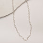 figaro chain necklace silver for men and women 