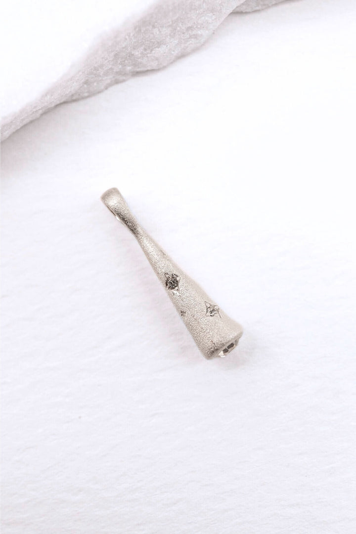 Sparkly Comet Silver Charm Pendant