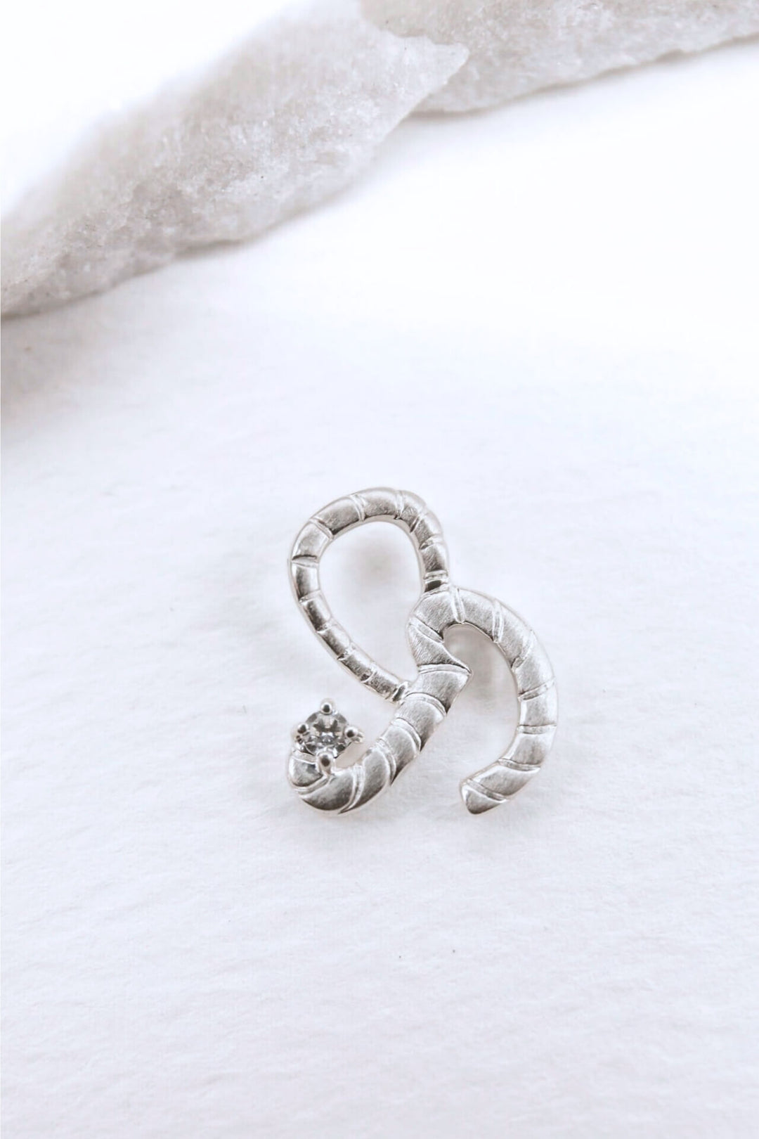 Courage Silver Shorthand Charm Pendant