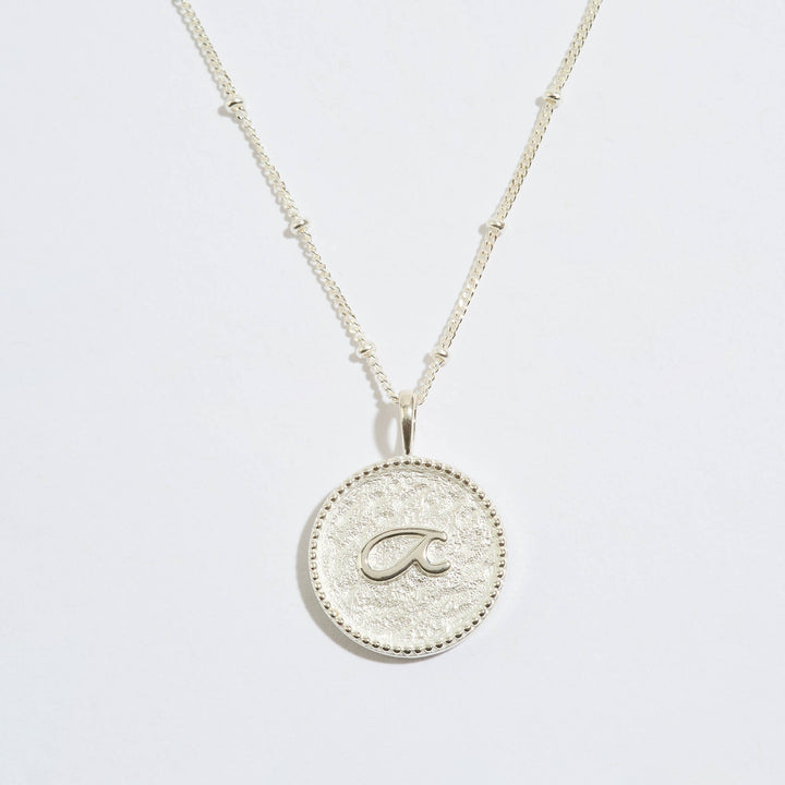 “Fuck” Silver Shorthand Coin Necklace