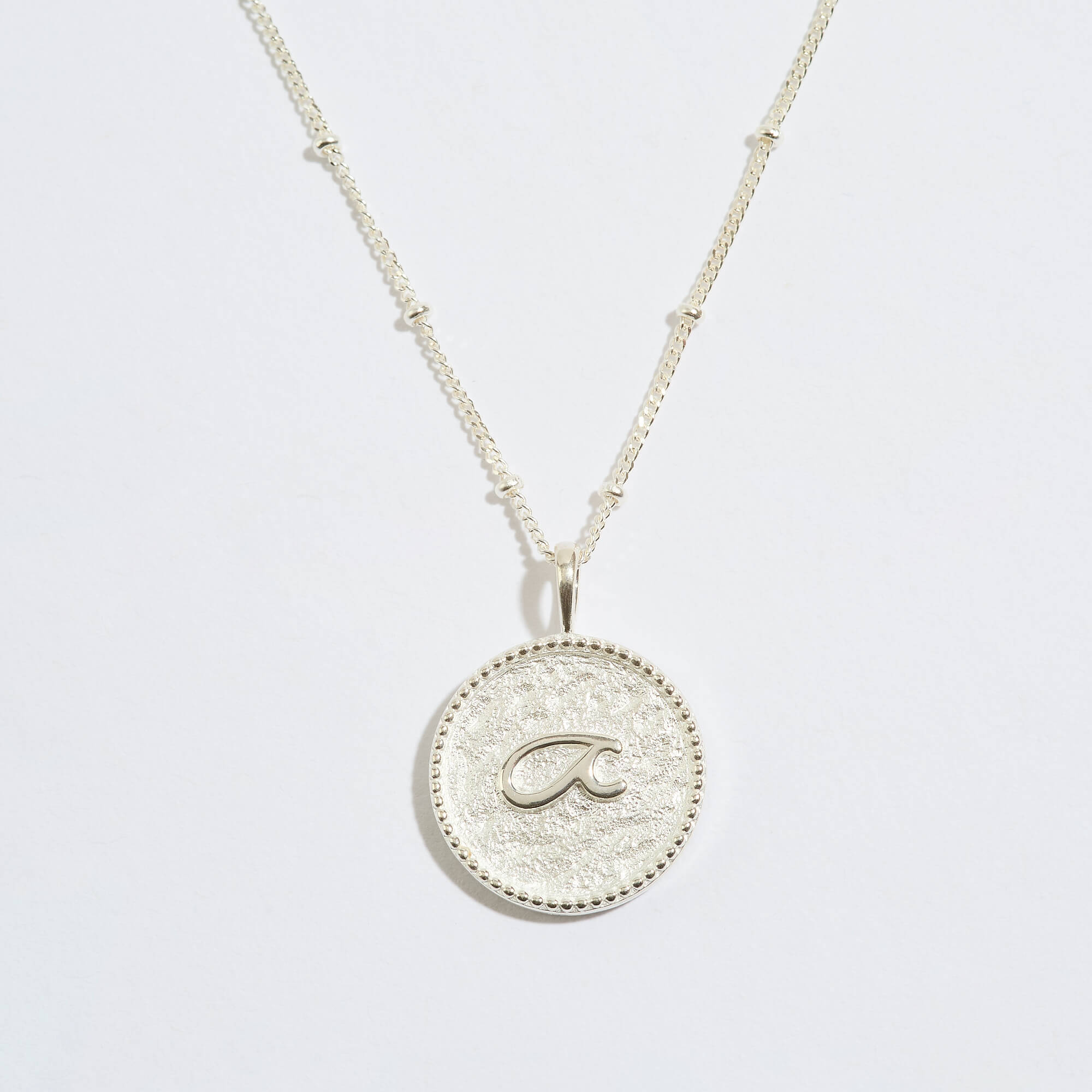 “Fuck” Silver Shorthand Coin Necklace