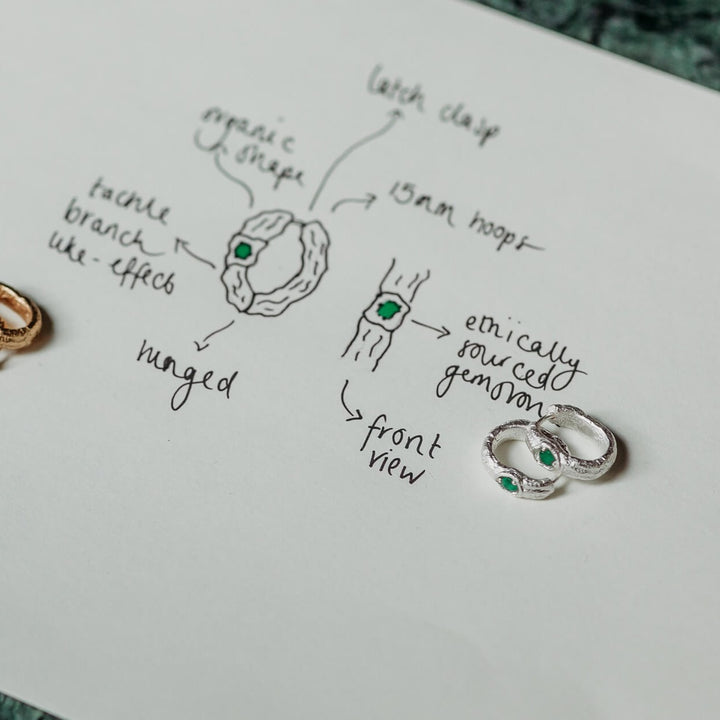 Branch Hoop Earring Collection