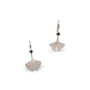 Ginkgo Leaf Silver Earrings