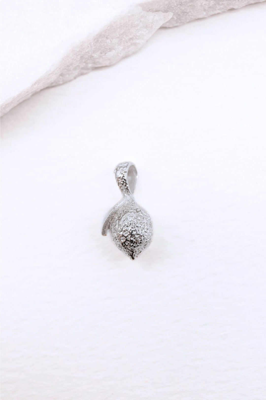Lemon Silver Charm Pendant