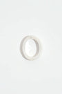 Brushed Silver Oval Connector