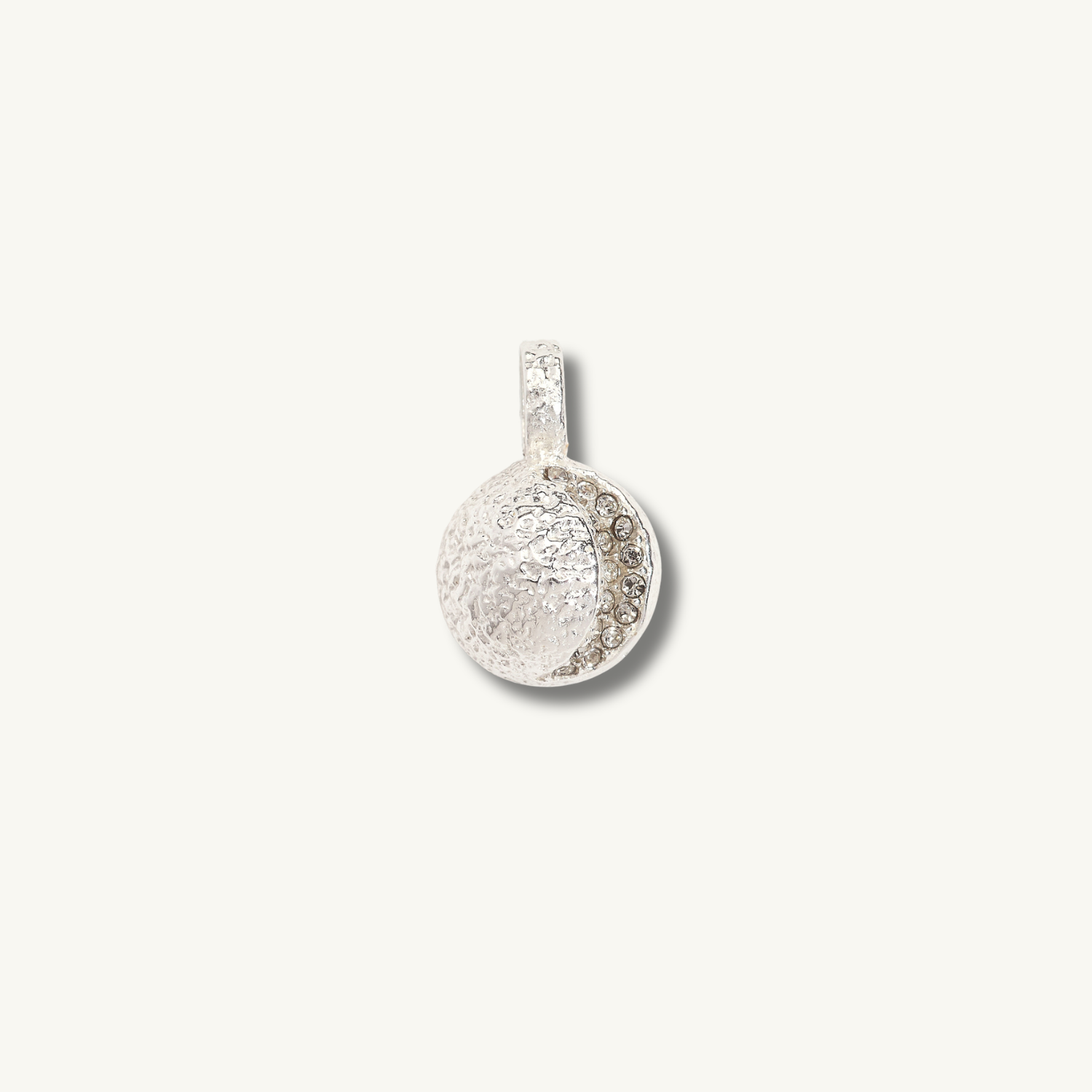 Silver Moon Charm Pendant