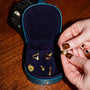 Horseshoe Leather Jewellery Trinket Box 