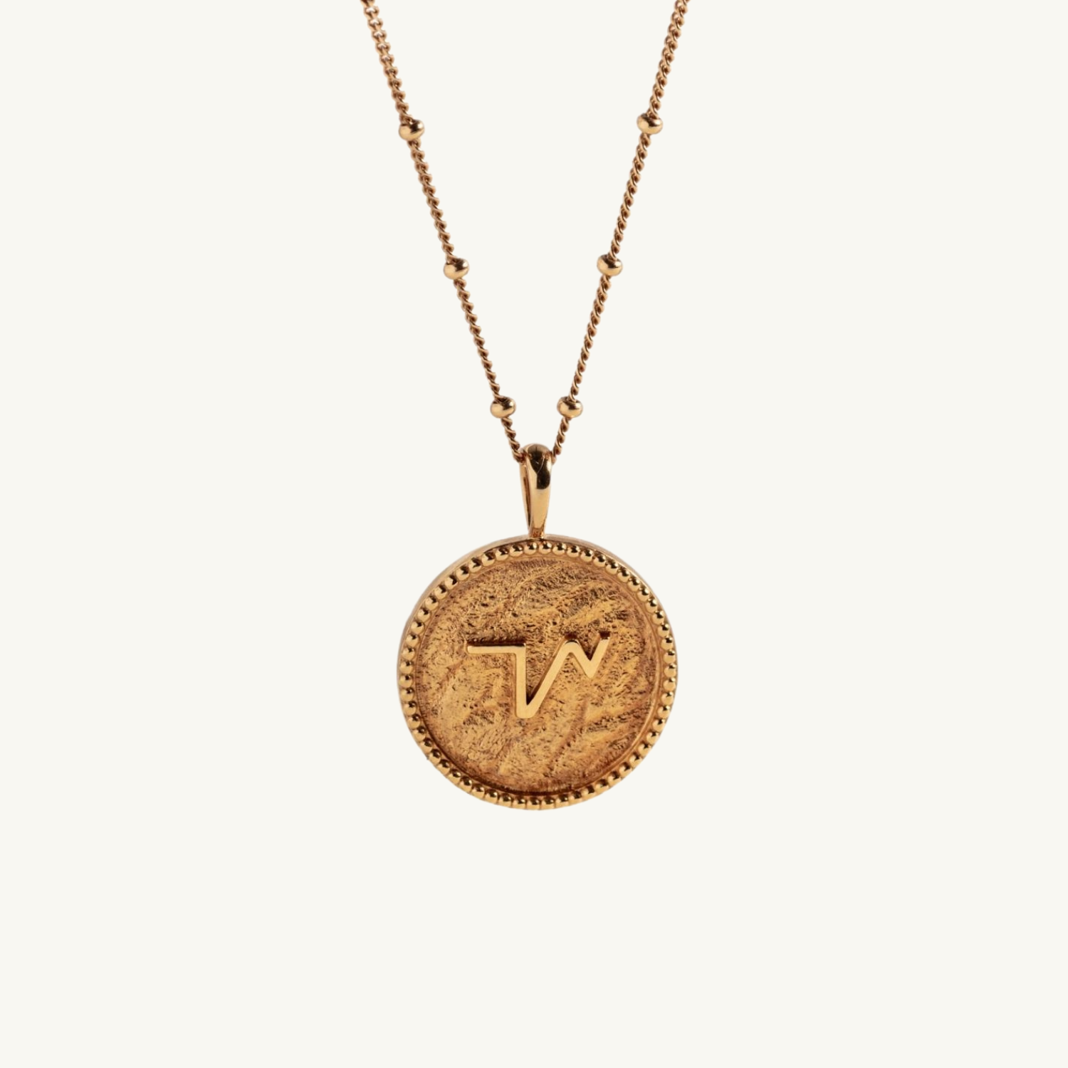 "Thrive" Gold Coin Necklace
