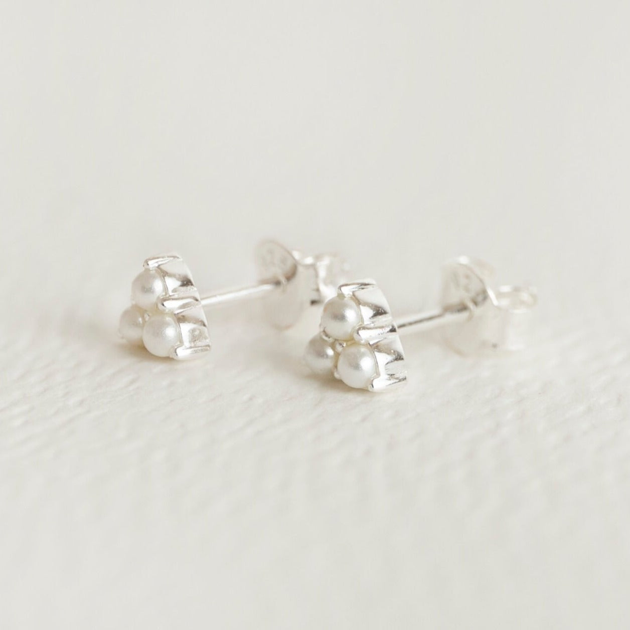 ピアス STONEHENgE silver pearl cubic earrings STONEHENgE】Crossing〜Silver Cubic Earrings SA24C41F